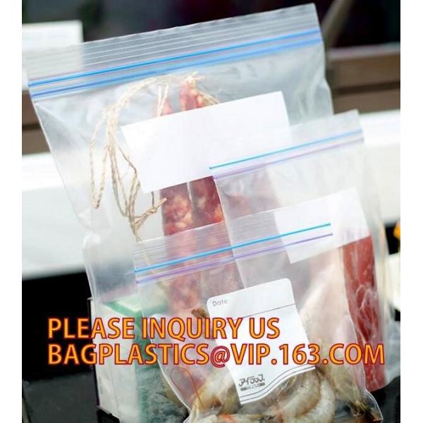 waterproof various color ldpe custom plastic k bag, LDPE zipper freezer bags