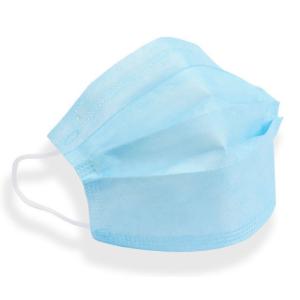 Water Resistant 3 Ply Disposable Protective Face Mask With Elastic Earloop