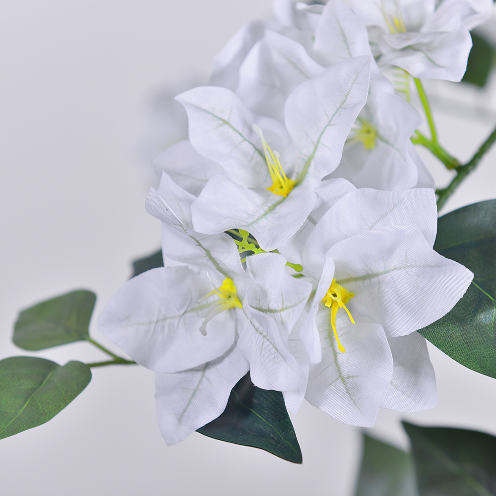 China Manufacturer Bougainvillea Tree Artificial Plant With white Flower For Home Office Mall Decor