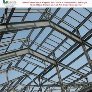 CE Certified Prefabricated Steel Structure Warehouse with Galvanized Frame