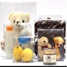 Buy Biodegradable Plastic Sheet Cake Gift Folding PET Plastic Packaging Box at wholesale prices