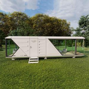 Quality Stylish Small Capsule House Electroplated Steel Structure Camping Space Capsule for sale
