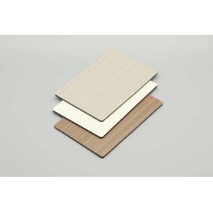 Scratch-resistant Yellow Walnut Aluminum Composite Panel 4MM wall cladding