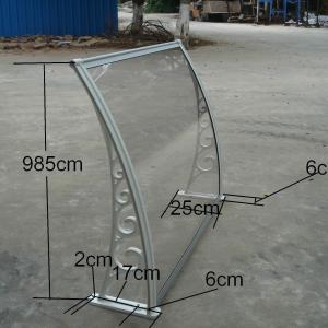 Long-Lasting Polycarbonate Solid Sheet Awning with Resistance to Yellowing