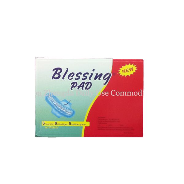Wholesale Blessing Pad Cotton Breathable Sanitary Napkins with Super High