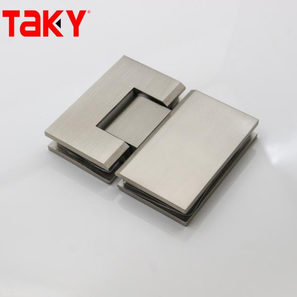 Morden Style Solid 180 Degree Brushed Shower Room Glass Door Hinge