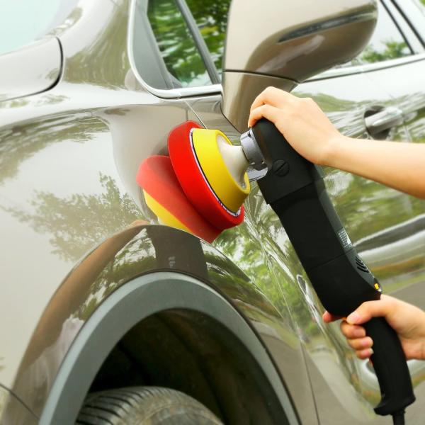 5Pcs Compound Buffing Polishing Pads Cleaner Sponge For Drill 6.5In 150mm