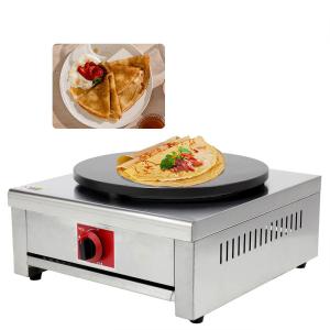 China Stainless Steel Advantage Single Head Gas Crepe Machine Maker With Stick Commercial Pancake Crepe Maker on sale