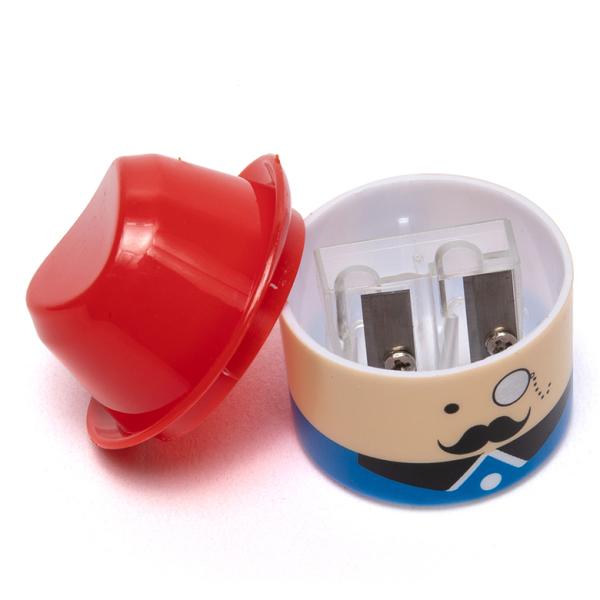 Child Safe Beard Man Cartoon Pencil Sharpener Anti Swallow