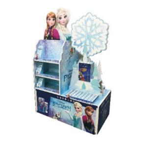 Litho CMYK Custom Printed Display Boxes Clay Coated Paper Yellow