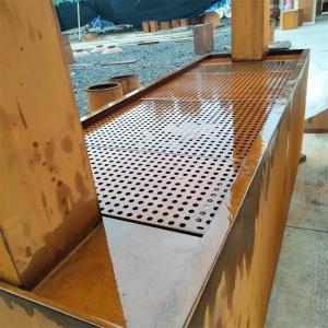 Corten Steel Rain Curtain Waterfall Decorative Outdoor