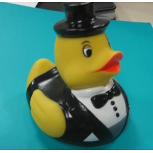 Wedding Bride / Groom Christmas Rubber Duck Floating Water Resistant OEM