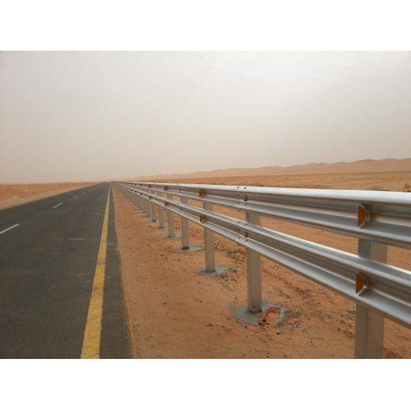 Hot dipped galvanized Cold Roll Formed Corrugated Road Guard Rail Carbon Steel Q355 Gauge12
