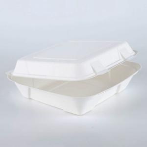 Biodegradable Food Container clamshell Box friendly fully takeout tableware