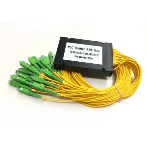 China ABS Box Type 1x32 PLC Fiber Optic Splitter with SC/APC Connector for Low Insertion Loss and High Reliability in Small Form Factor on sale