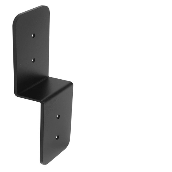 Buy Durable Black Steel Z Brackets for Wood Beams Heavy Duty Dual Angle Fixed Brackets at wholesale prices