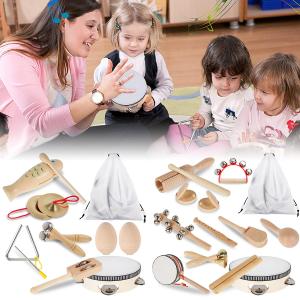Percussion Wooden Musical Toys For Toddler Educational