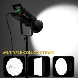 100w Led Photography Tv Studio Lighting 2700k 7500k Cob Aluminum Video Camera
