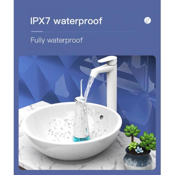 Water Flosser Professional Cordless Dental Oral Irrigator 300ML Portable Water Flosser for Teeth 3 Modes Gum Massage 1