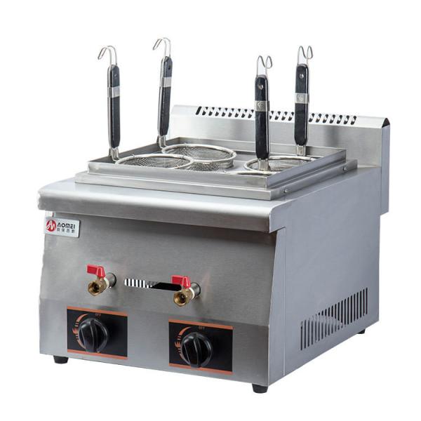 Buy Hotel Restaurant Kitchen Gas Noodle Cooking Machine with 4 Baskets and High Capacity at wholesale prices