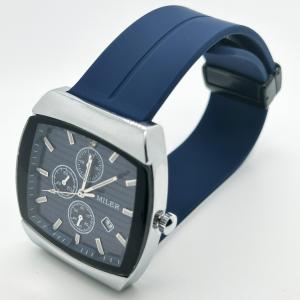 Large Dial Casual Business Wrist Watch Quartz Mens Watches With Silicone Strap