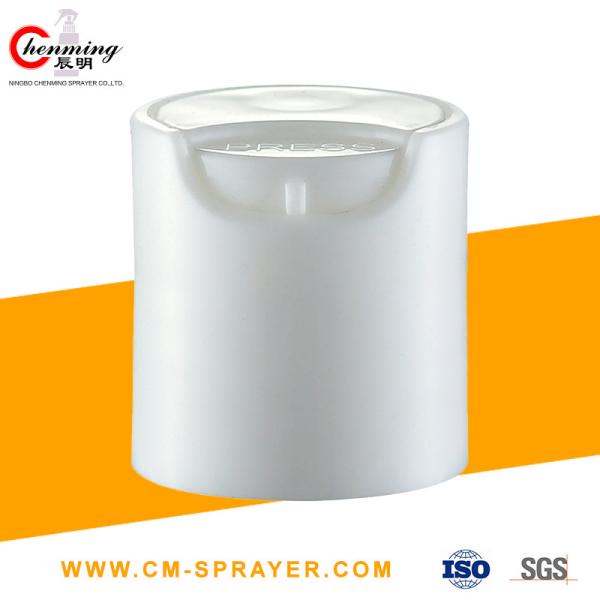 Buy 20mm 24MM Plastic Bottles Disc Top Caps 20/415 24/415 White Silver Black For Shampoo at wholesale prices