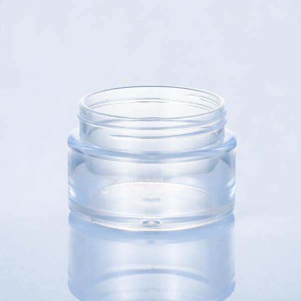 ODM Cream Packaging Jar , 15g Plastic Decorative Jars 40mm Width