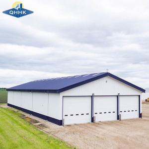 Galvanized Steel Structure Buildings With Bolt Connection Method And Painted