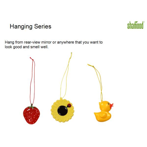 Hanging Sweet Strawberry Plastic Car Air Freshener Decorative Practical