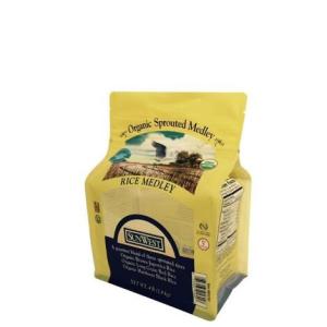 Aluminum Foil Resealable Bottom Pouch Food Packaging With k