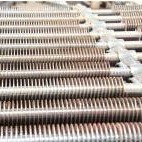 DELLOK Steel Frame Grooved G Type H14 Height 16mm Aluminum Fin Tubes