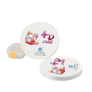 Yucera 4D Pro Zirconia Ceramic Dental Crown Dental Zirconia Disc Dental Zirconia