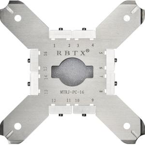 China Rongbang RBTX-MTRJPC16 Polishing Holder for 16 Ports MTRJ/PC Fiber Optic Patch Cord Connectors Tip Grinding on sale