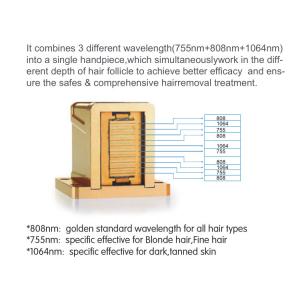 newest 3 in 1 triple wavelength painless 808 755 1064 diode laser hair removal