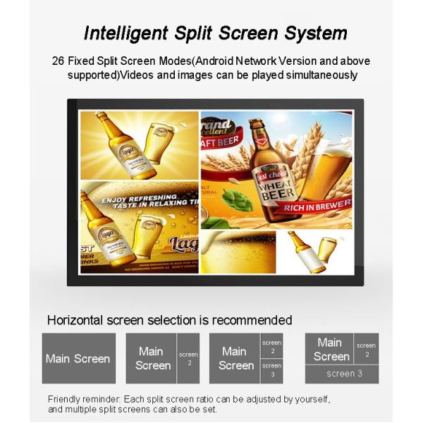 43 49 55 65 Inch LCD HD Poster Lcd Kiosk 4k Indoor Advertising Player HD Touch Screen Kiosk Advertising Screen 8 Array Mic