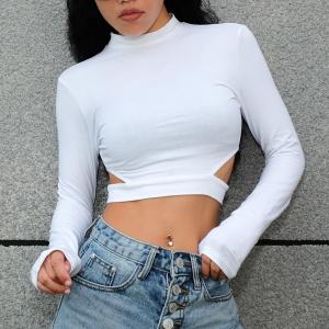 China Fitness Clothing Long Sleeve T-Shirt Women Sexy on sale