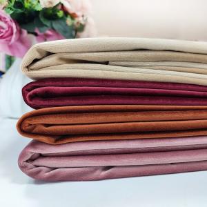 Knitted Holland Velvet Fabric 100% Polyester 250gsm 150D
