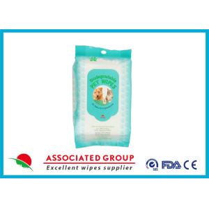 Quality Biodegradable Dog Face Wipes Preservative Free With Sanitizing for sale