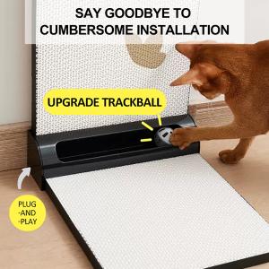 L-Shaped Single-Sided Track Cat Scratching Board(White Butterfly) Scratch