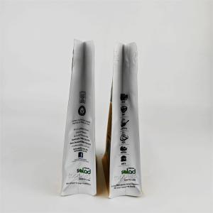 Free samples Heatproof Resealable Aluminum Foil Meal Packaging Flat Bottom