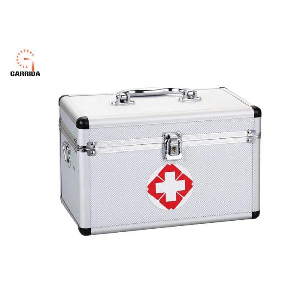 Aluminum Emergency First Aid Kit with Supplies First Aid Box for Home and