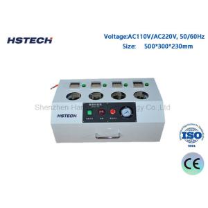 Quality Automated 4 Tank Solder Paste Machine PLC Control Warm Up Time Checking Auto Solder Paste Warm Up Machine for sale