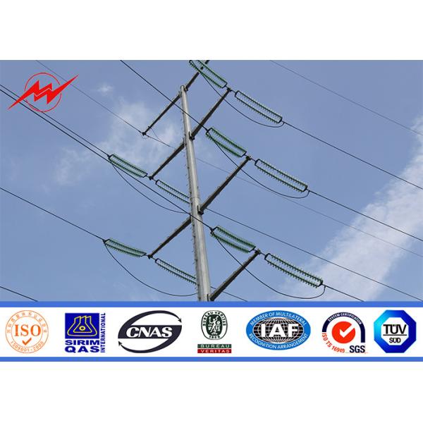 Buy 11m / 12m S500MC Electrical Power Pole Anti Rust For Electricity Distribution at wholesale prices
