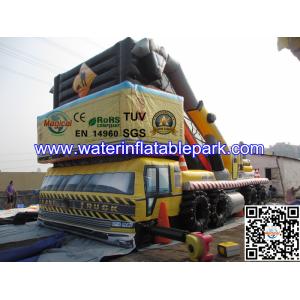 Customized Car Shape Inflatable Slide for Advertising