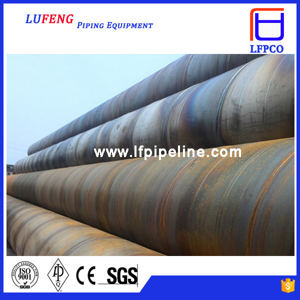 Buy LSAW/ SSAW spiral round welded steel pipe used building material at wholesale prices