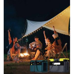 1008WH Solar Panel Power Station 1200W 220V With LED Flashlight