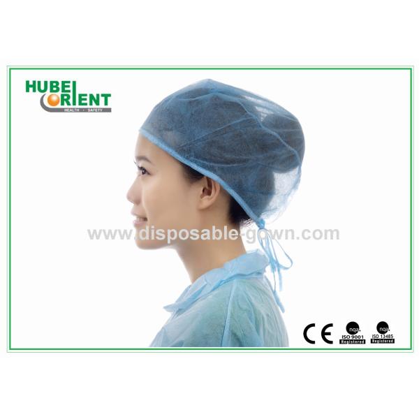 Free Size 30g/M2 Tie On SMS Disposable Doctor Cap