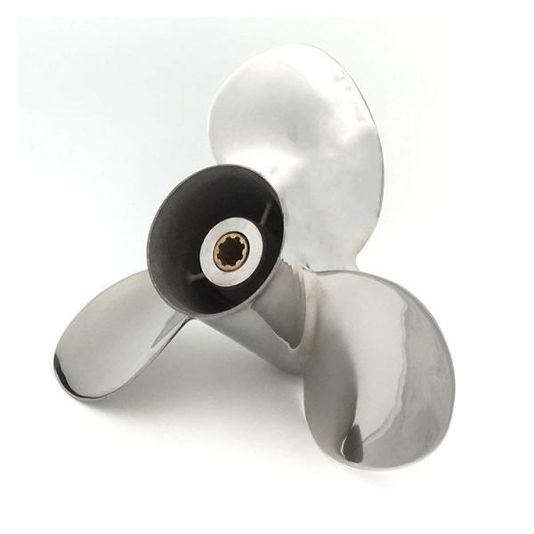 Buy ISO9001 3 Blades 13x19 stainless Marine Yamaha Outboard Propellers at wholesale prices