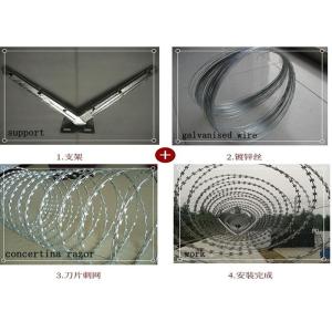 High Security Razor Fence Galvanised barb wire 450mm diameter Coil ₦ 6300 for