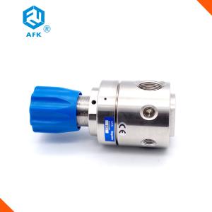 Helium Natural Gas Stainless Steel Pressure Regulator Single Stage Cv Value 1.8